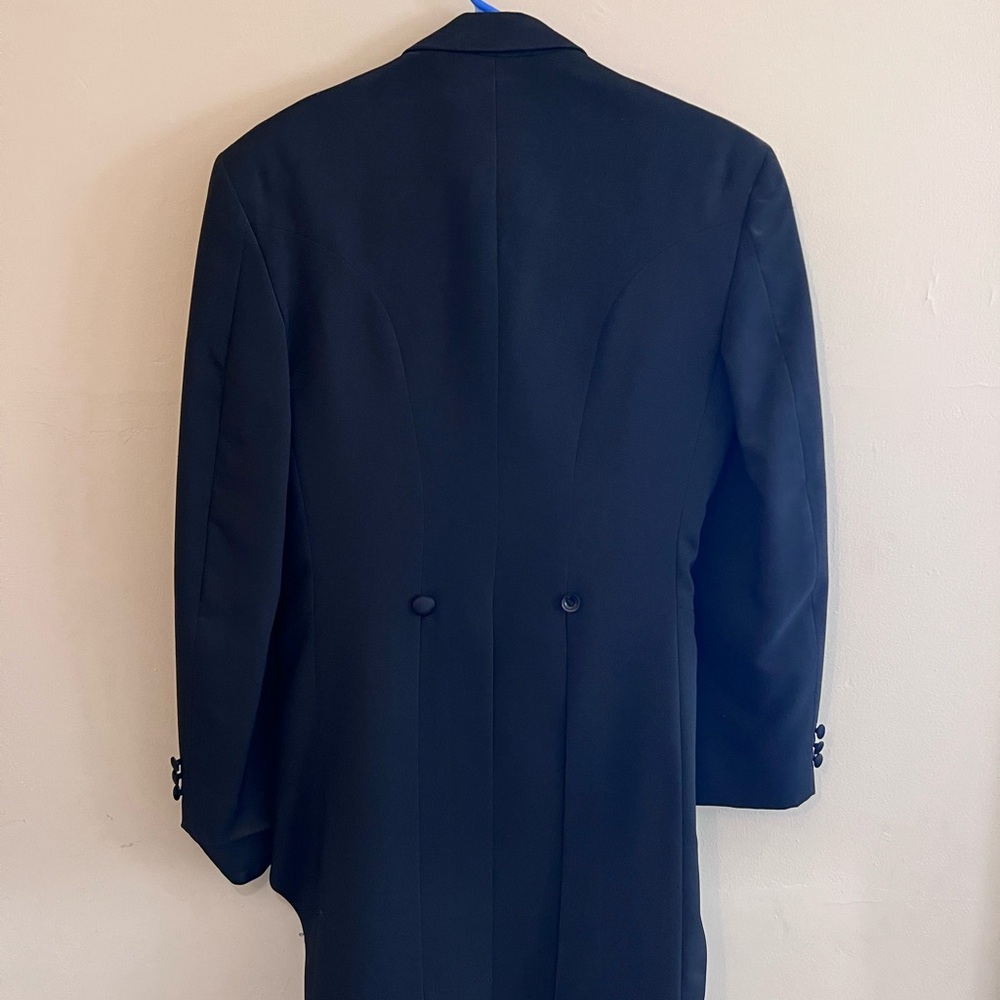 Michaels Black Tailored Tuxedo Jacket with Tails & Matching Pants